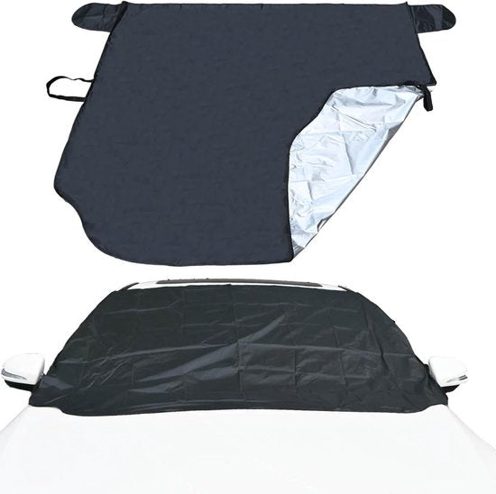 Windshield Cover 147*90Cm Winter Car Antifreeze Window Snow Ice And Black Windshield Repair Kits & Tools