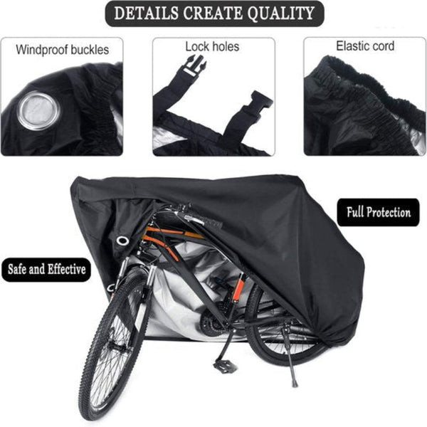 Waterproof Bicycle Cover For One Bike 200 X 110 70 Cm Bike Covers