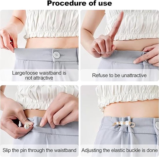 8Pcs Safety Pins Decorative Can Be Used To Fasten Clothes Trousers Skirts Vests Necklaces Imitation Pearl Suitable For Women Girls Brooches