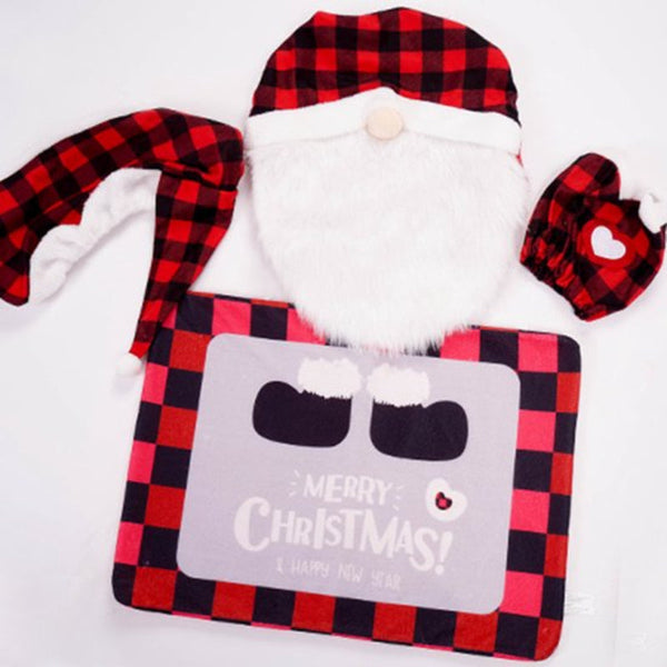 Christmas Gnome Toilet Seat Cover Set 4 Piece Bathroom Decor Toilet Seats
