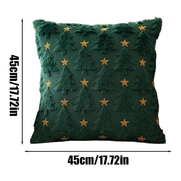 Christmas Pillowcase Set (2 Pack) 45X45cm Winter Themed Cushion Covers