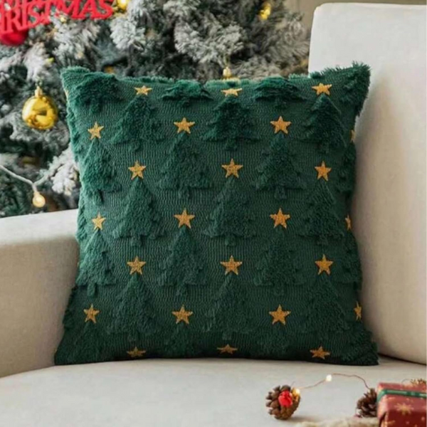 Christmas Pillowcase Set (2 Pack) 45X45cm Winter Themed Cushion Covers