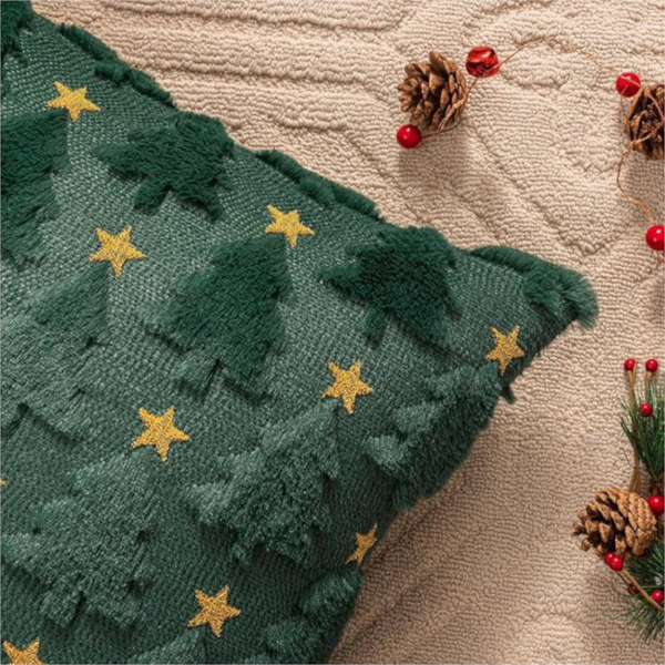 Christmas Pillowcase Set (2 Pack) 45X45cm Winter Themed Cushion Covers