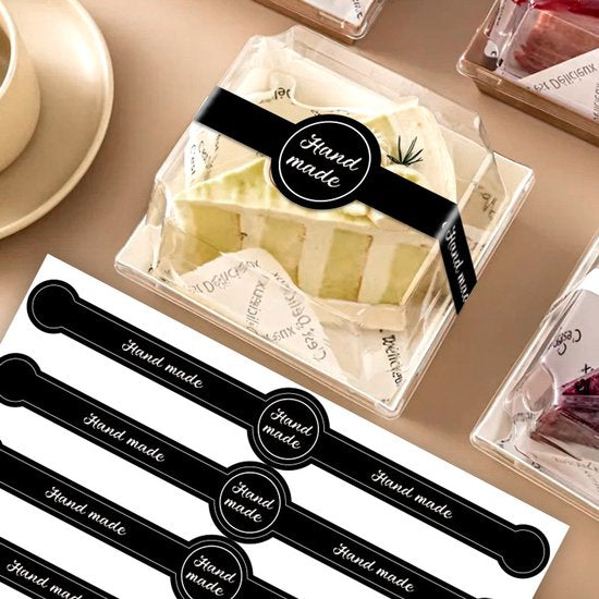 50 Sheets Baking For Cake & Dessert Packaging Stickers
