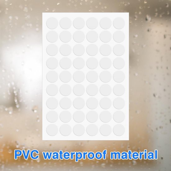 350 White Screw Hole Stickers Self Adhesive Covers For Furniture Screws & Bolts