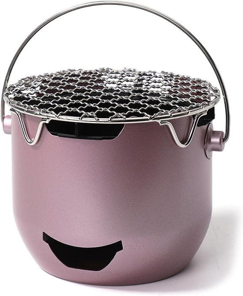 Grill Charcoal Mini Stainless Steel Small Outdoor Suitable For Camping Backyard Bbqs Rvs And Picnics (Purple) Barbecues Grills & Smokers