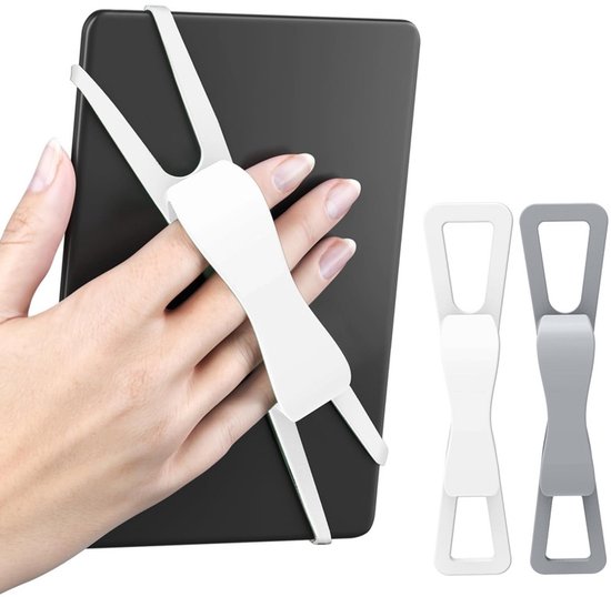 2 Pack Hand Rests For E Readers And Tablets Non Slip Comfortable To Hold Suitable 4.7 8 Inch Screens White + Gray Other Tablet & Ebook Accs