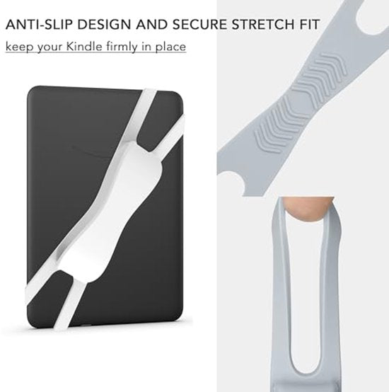 2 Pack Hand Rests For E Readers And Tablets Non Slip Comfortable To Hold Suitable 4.7 8 Inch Screens White + Gray Other Tablet & Ebook Accs