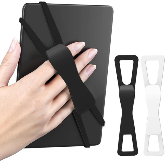 2 Pack Hand Rests For E Readers & Tablets Non Slip Comfortable To Hold Suitable 4.7 8 Inch Screens Black + White Other Tablet & Ebook Accs