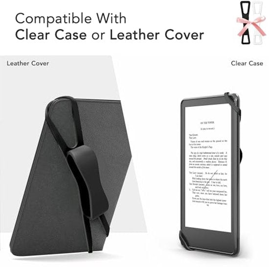 2 Pack Hand Rests For E Readers & Tablets Non Slip Comfortable To Hold Suitable 4.7 8 Inch Screens Black + White Other Tablet & Ebook Accs