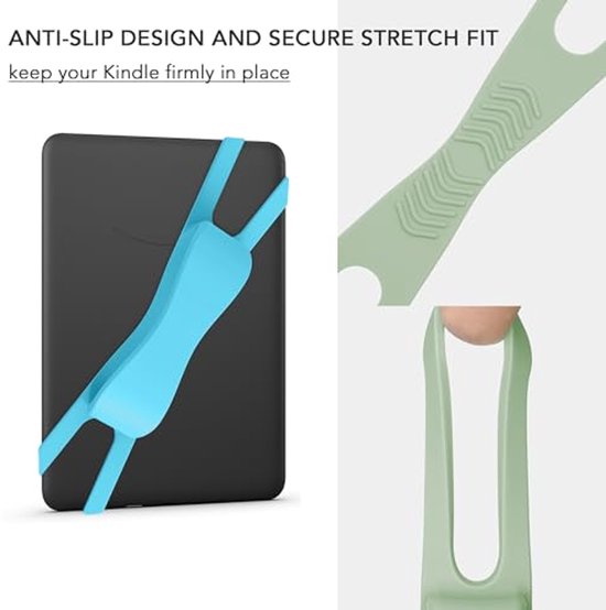2 Pack Hand Rests For E Readers And Tablets Non Slip Comfortable To Hold Suitable 4.7 8 Inch Screens Blue + Green Other Tablet & Ebook Accs