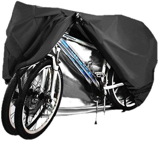 Bicycle Cover Suitable For 2 Bicycles Waterproof Outdoor Use Uv Protective With Lock Hole Mountain Bikes And Electric Bike Covers
