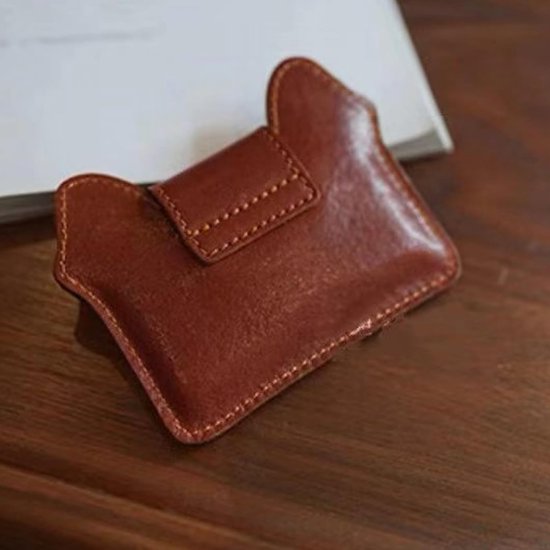 Women's Wallet Solid Color Cat Design A Gift For Young And Ladies Black Wallets