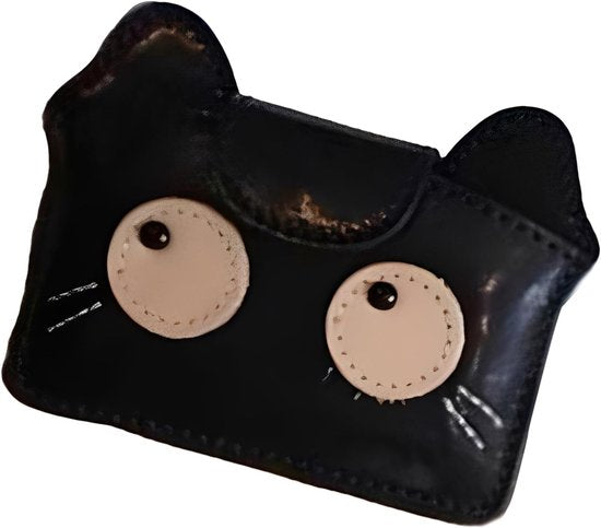 Women's Wallet Solid Color Cat Design A Gift For Young And Ladies Black Wallets