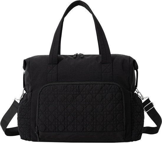 Sports Bag Waterproof Travel 24 Liter Carry Zippered Lightweight And Durable Suitable For Gym Training Black Gym Bags