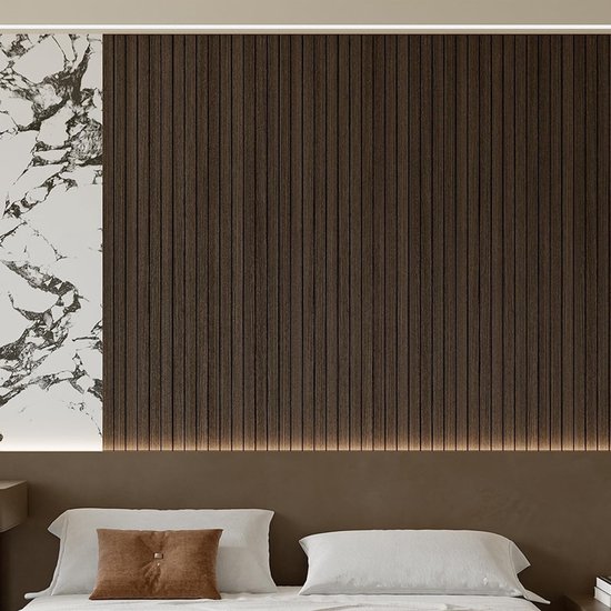 Self Adhesive 3D Wall Panel Smoked Wood Look Pvc Plank 300X40 Cm For Ceiling Soundproof Wall Stickers