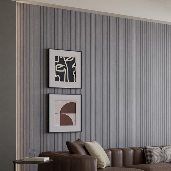 Self Adhesive 3D Wall Panel Gray Oak Look Pvc Plank 300X40 Cm For Ceiling Soundproof Wall Stickers