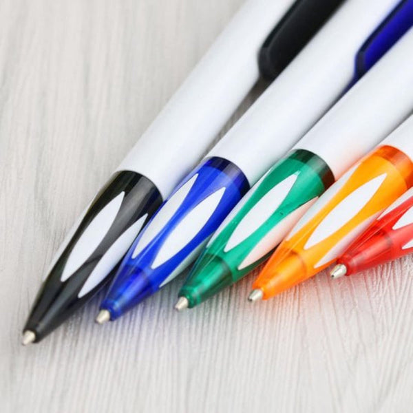 5 Pack Football Ballpoint Pens Retractable Non Slip Grip 1.0Mm Black Ink Ball Point Pens