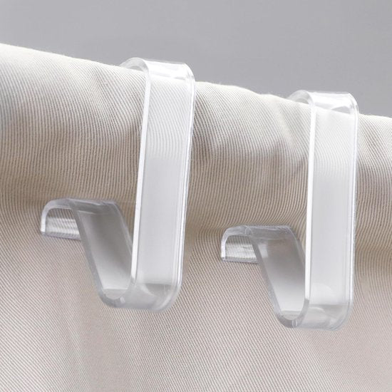 24 Pack Transparent Windproof Tablecloth Clips For Parties & Weddings Table Cloths