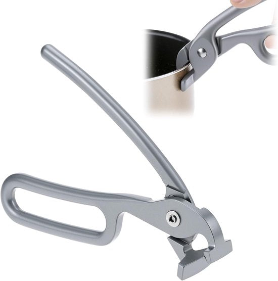 Cast Aluminum Heat Resistant Pizza Pan Non Slip Grip Tongs