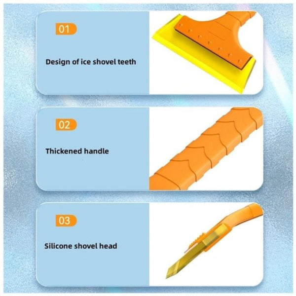Ergonomic Snow Brush & Ice Scraper For Cars Trucks Ice Scrapers & Snow Brushes