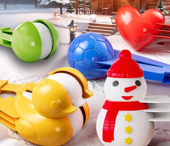 6 Pieces Snowball Maker Set For Kids Safe Pp Material Other Outdoor Toys