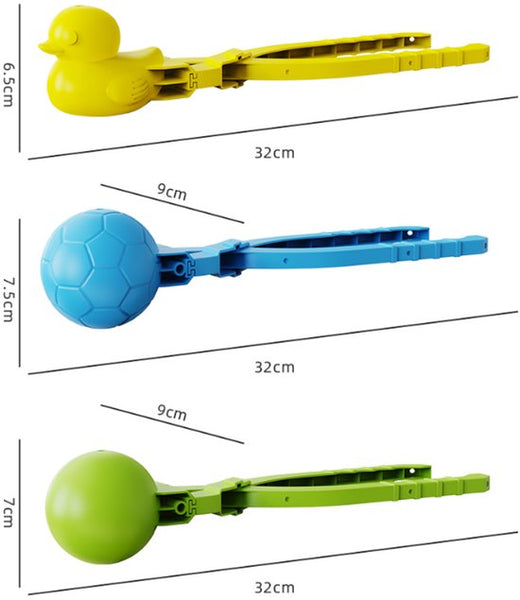 6 Pieces Snowball Maker Set For Kids Safe Pp Material Other Outdoor Toys