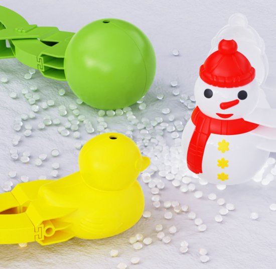6 Pieces Snowball Maker Set For Kids Safe Pp Material Other Outdoor Toys