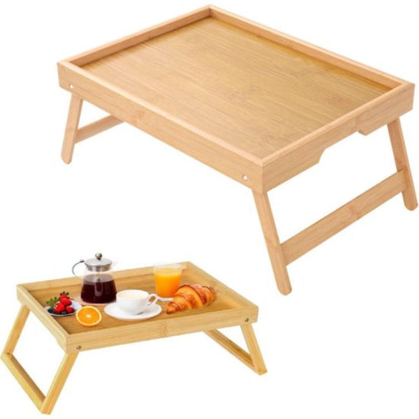 Folding Table Camping Portable Can Be Used As Dining Tv Laptop Snack Sofa Or Work Natural Wood Color Camping Tables