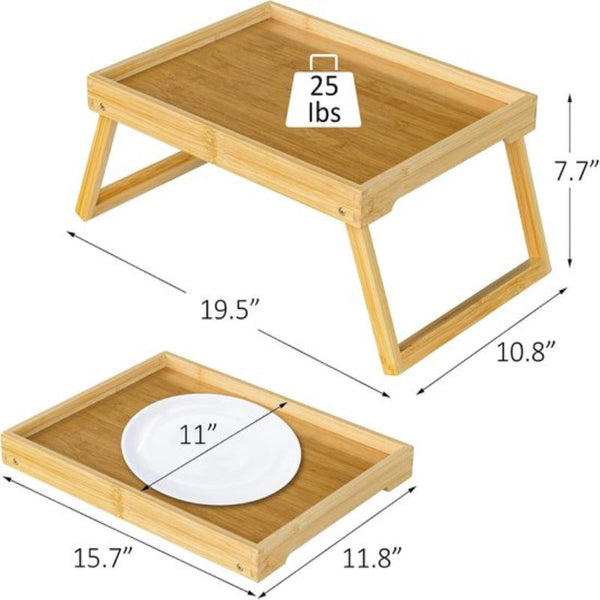 Folding Table Camping Portable Can Be Used As Dining Tv Laptop Snack Sofa Or Work Natural Wood Color Camping Tables