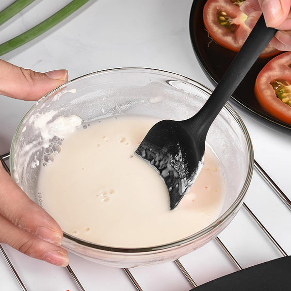 Baking Silicone Spatulas Set Of 6 Heat Resistant Up To 600Af Food Safe Bpa Free Flexible Suitable For Frying Eggs Burgers And Pancakes Other Baking Ac