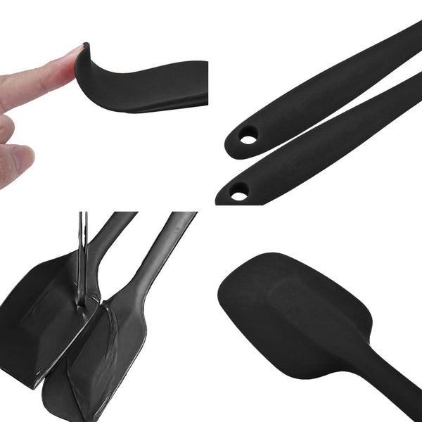 Baking Silicone Spatulas Set Of 6 Heat Resistant Up To 600Af Food Safe Bpa Free Flexible Suitable For Frying Eggs Burgers And Pancakes Other Baking Ac