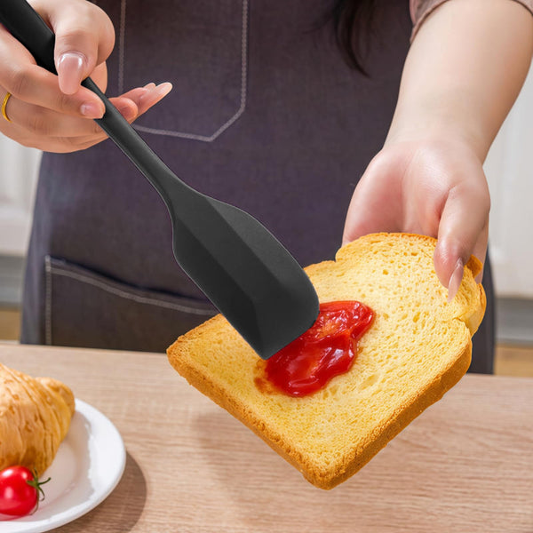 Baking Silicone Spatulas Set Of 6 Heat Resistant Up To 600Af Food Safe Bpa Free Flexible Suitable For Frying Eggs Burgers And Pancakes Other Baking Ac