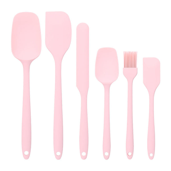 Baking Silicone Spatulas Set Of 6 Heat Resistant Up To 600Af Food Safe Bpa Free Flexible Suitable For Frying Eggs Burgers And Pancakes Other Baking Ac