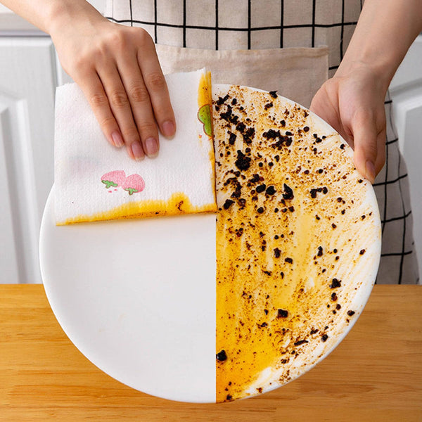 Kitchen Paper Towel Reusable Tissue Rolls Made From Recycled 50 Sheets Per Suitable For Kitchens Furniture Dishes Etc. Paper Towel Holders