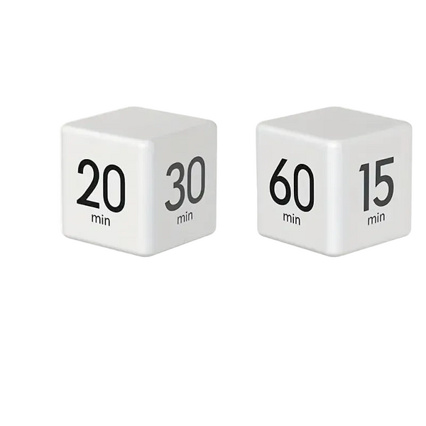 Gravity Sensor Flip Cube Kitchen Timer With 15 60 Minute Settings Timers