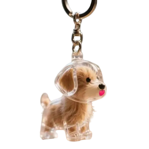 Pet Hair Memorial Keychain Capsule Pendant For Bags And Keys Pet Loss