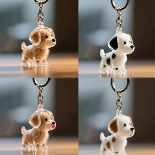 Pet Hair Memorial Keychain Capsule Pendant For Bags And Keys Pet Loss