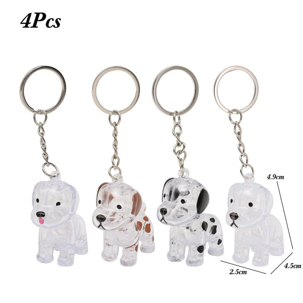 Pet Hair Memorial Keychain Capsule Pendant For Bags And Keys Pet Loss