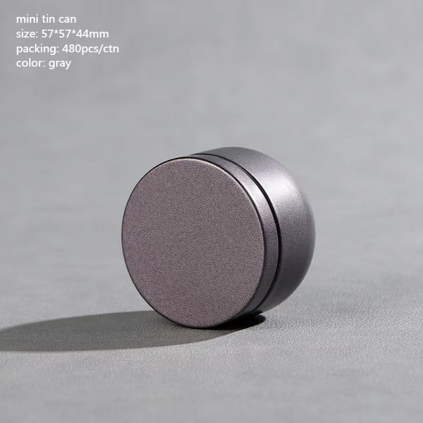 Tea Box Mini Caddy Large Storage Container Small Round Tin Coffee Food Storage Containers