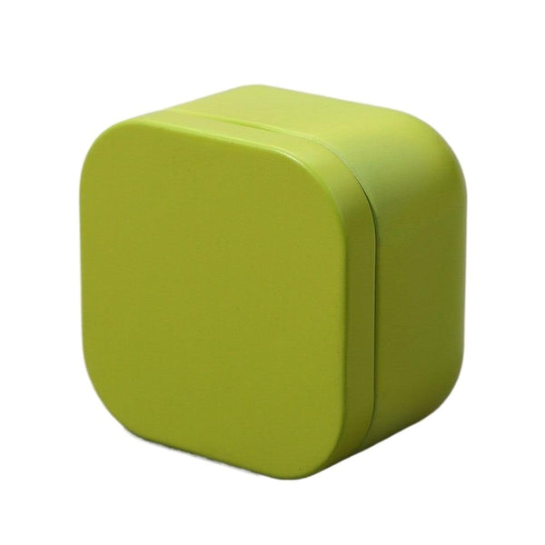 Tea Box Square Tin Container Caddy Metal Candy Food Storage Containers
