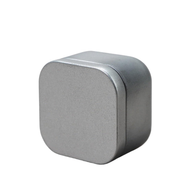 Tea Box Square Tin Container Caddy Metal Candy Food Storage Containers