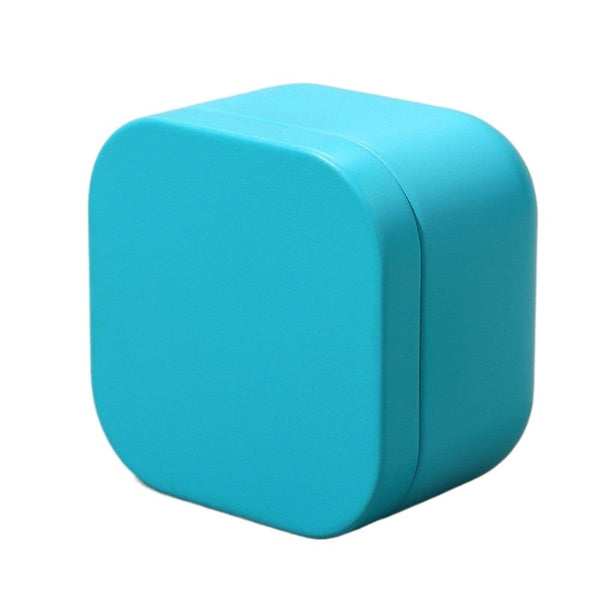 Tea Box Square Tin Container Caddy Metal Candy Food Storage Containers