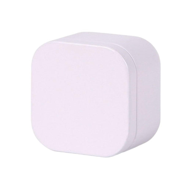 Tea Box Square Tin Container Caddy Metal Candy Food Storage Containers
