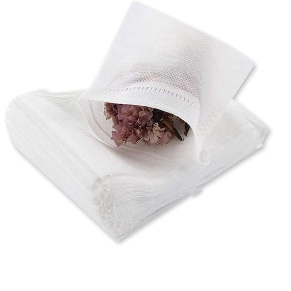 400 Pack White 7X9cm Empty Drawstring Tea Filter Bags For Loose & Coffee Tea Infusers