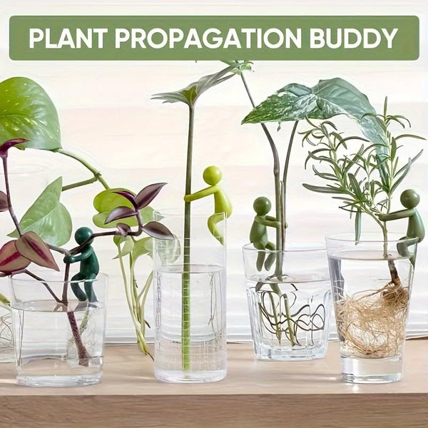 Plant Clamps Flower Support Vase Decoration Stem Holder Clips Climbing Aid Plants Funny Figurines Houseplant Accessories Arranging Cut Flowers Green S