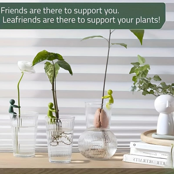 Plant Clamps Flower Support Vase Decoration Stem Holder Clips Climbing Aid Plants Funny Figurines Houseplant Accessories Arranging Cut Flowers Green S