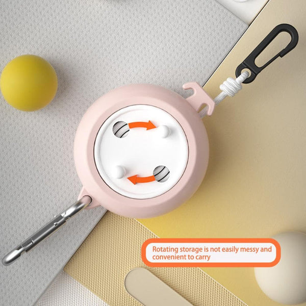 Travel Clothesline Roll Up Camping Extendable Clothing Line Holiday Accessories Portable Drying Rack Compact Design With Carabiner Non Slip Indoor Out