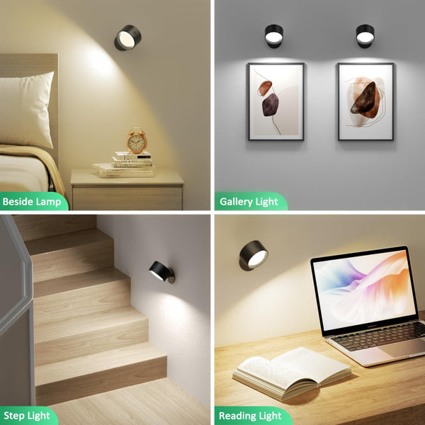 Night Light Table Lamp Bedside Mood Wireless Rechargeable Led Touch Dimmable Desk Lighting Portable Bedroom Modern Design Usb Black 1 Piece Night Ligh
