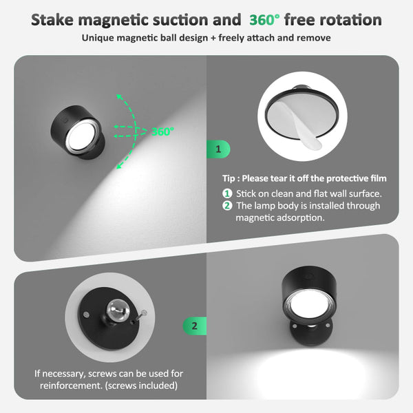 Night Light Table Lamp Bedside Mood Wireless Rechargeable Led Touch Dimmable Desk Lighting Portable Bedroom Modern Design Usb Black 1 Piece Night Ligh